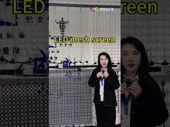 Màn hình quảng cáo ngoài trời IP67 LED Grid Sign DC12V Pixel Dot 20mm Panel Size