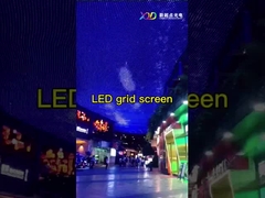 P31.25 Màn hình lưới LED trong suốt Kiểm soát nước cho bảng hiệu hội trường triển lãm