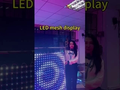 T20-1L Màn hình màn hình Led Mesh trong suốt ngoài trời SMD3535 Đối với bề mặt tòa nhà