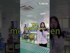 T20-2LEDs Mesh LED Pixel Screen CE RoHS FCC ngoài trời minh bạch Độ sáng cao