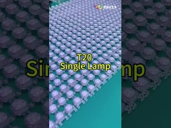 Kích thước bảng điều khiển 20mm màn hình lưới LED ngoài trời Độ sáng cao Ánh sáng cảnh quan