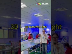 Bướm linh hoạt 3D Pixel đèn LED đầy màu sắc cho lễ hội trang trí
