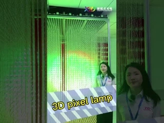 Hộp ánh sáng tương tác cảm biến chuyển động 3D tùy chỉnh cho trang trí lễ hội đầy màu sắc