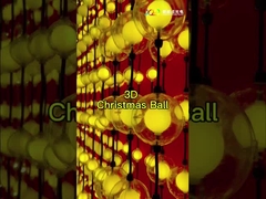 Quả bóng Giáng sinh 3D Pixel Led 50 cây Giáng sinh đầy màu sắc chống nước